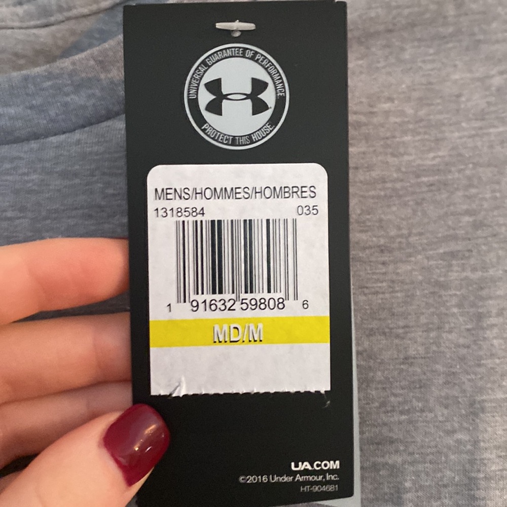 Men’s Under Armour heat gear long sleeve tee - Picture 3 of 3